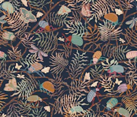 Beetles and butterflies dark bckg tapetas