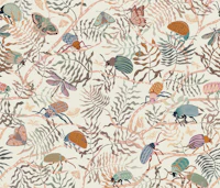 Beetles and butterflies light branches tapetas
