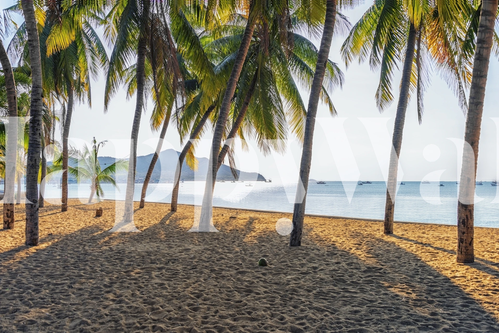 Sfondo Bang Sare Beach in una stanza
