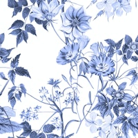 Fresh Blue Flowers tapeta