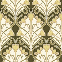 Art Nouveau Crocus_Costa Del Sol tapet