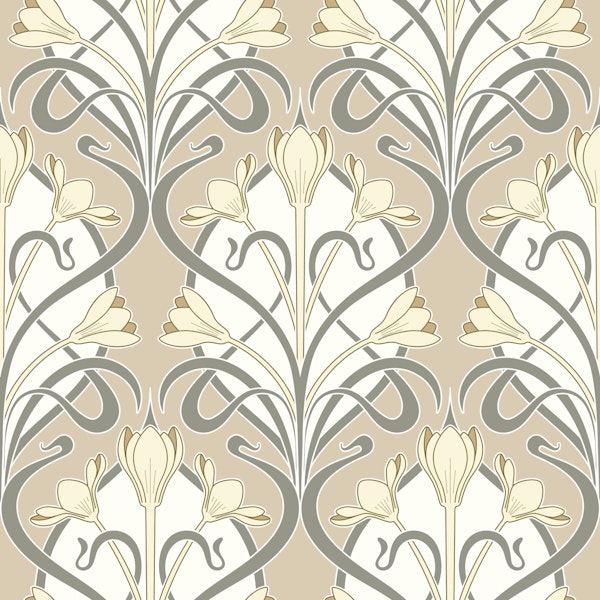 Crocus Art Nouveau_Neutral Colors