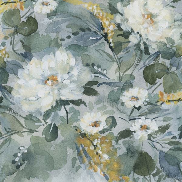 Enchanted Garden in Green