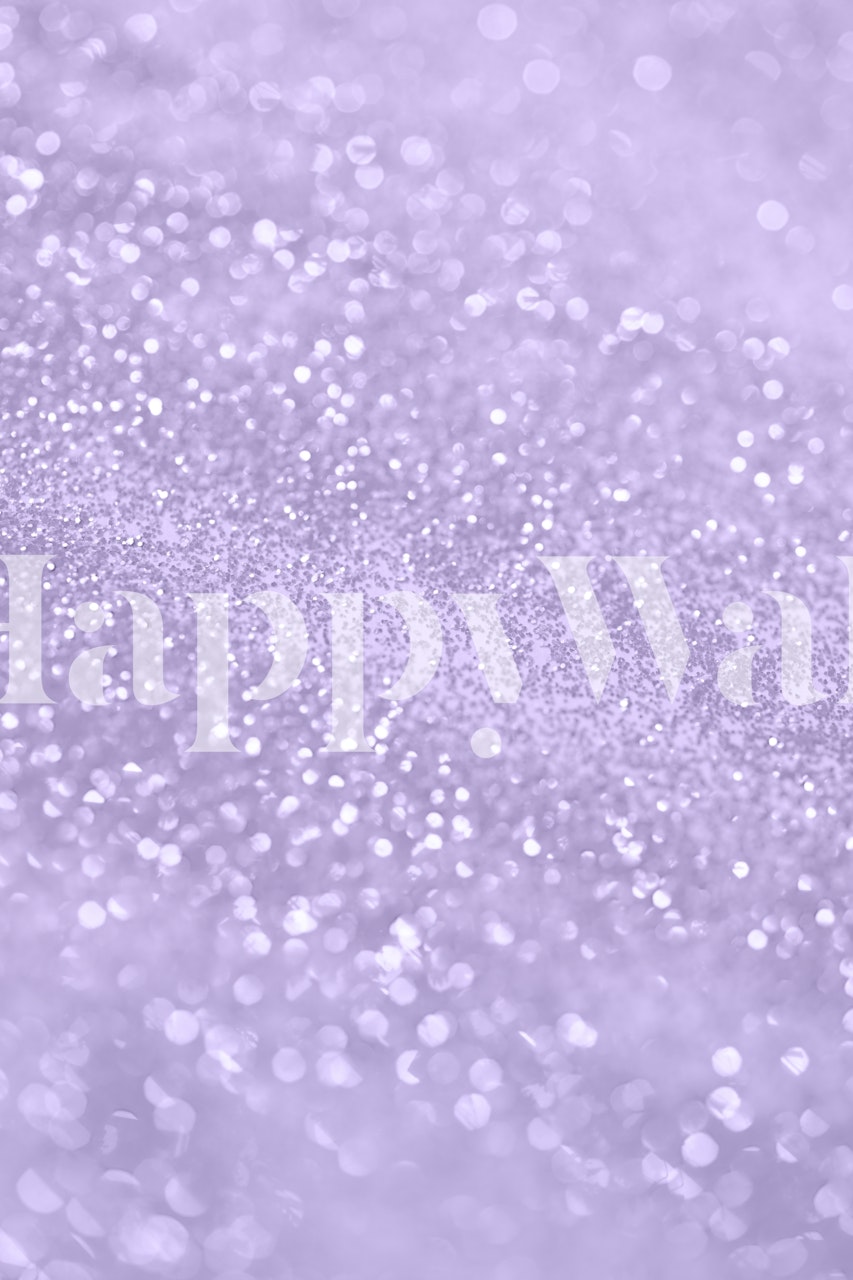 Tapeta Lavender Princess Glitter v místnosti