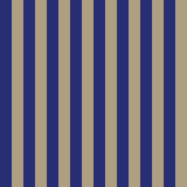 Sodalite/Navy and Sand Stripes