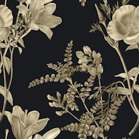 Botanical Retro Charm wallpaper