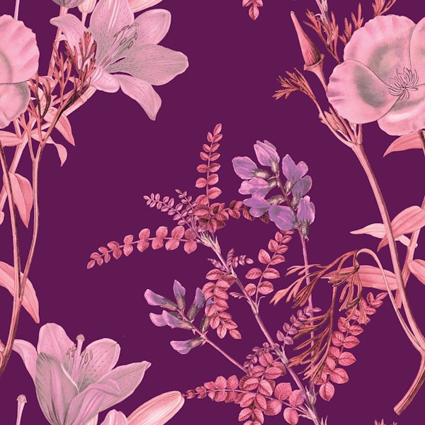 Magenta Floral Pattern