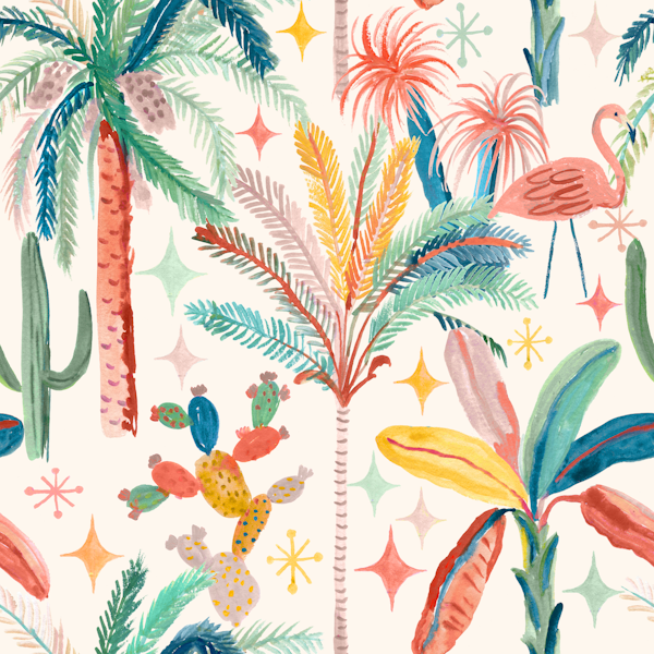 Palmsprings Cream Terracotta