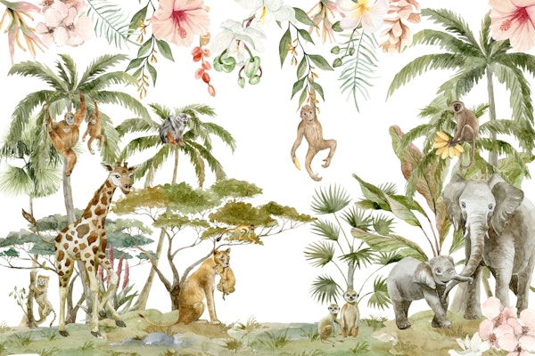 Tropical African Safari Jungle
