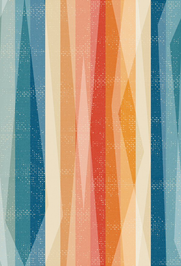 Retro stripes Vertical