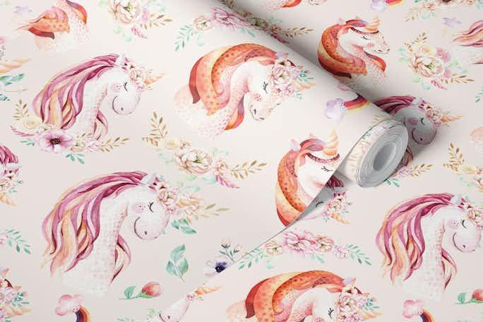 Unicorn dreamswallpaper roll