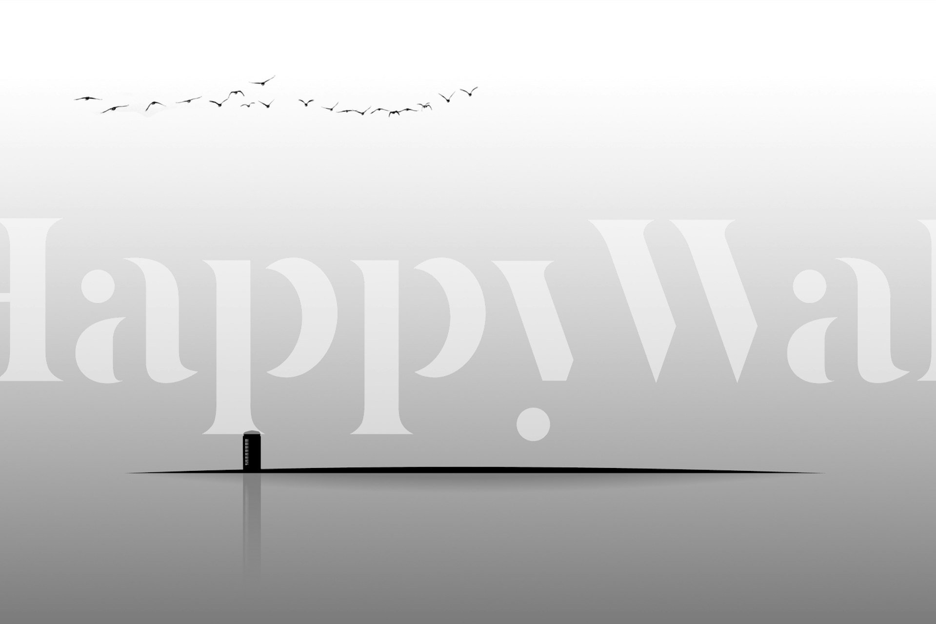 Tapeta Payphone v moderním interiéru