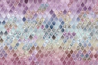 Summer Mermaid Glitter Scales 13 ταπετσαρία
