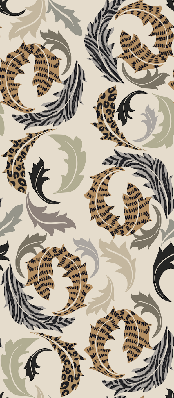 animal acanthus leaves