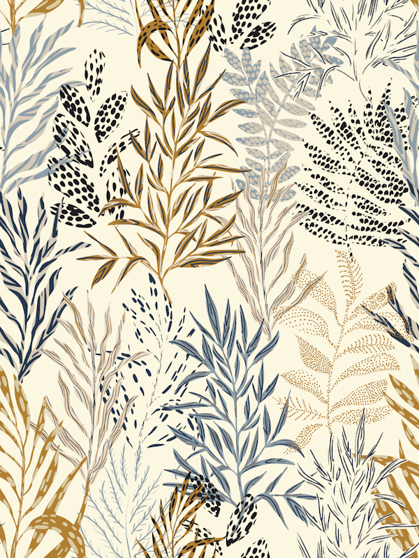 animal pattern leaves sand