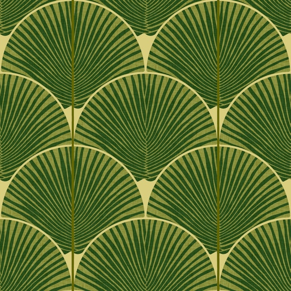 Japandi Palms Tropical Green Large Scale