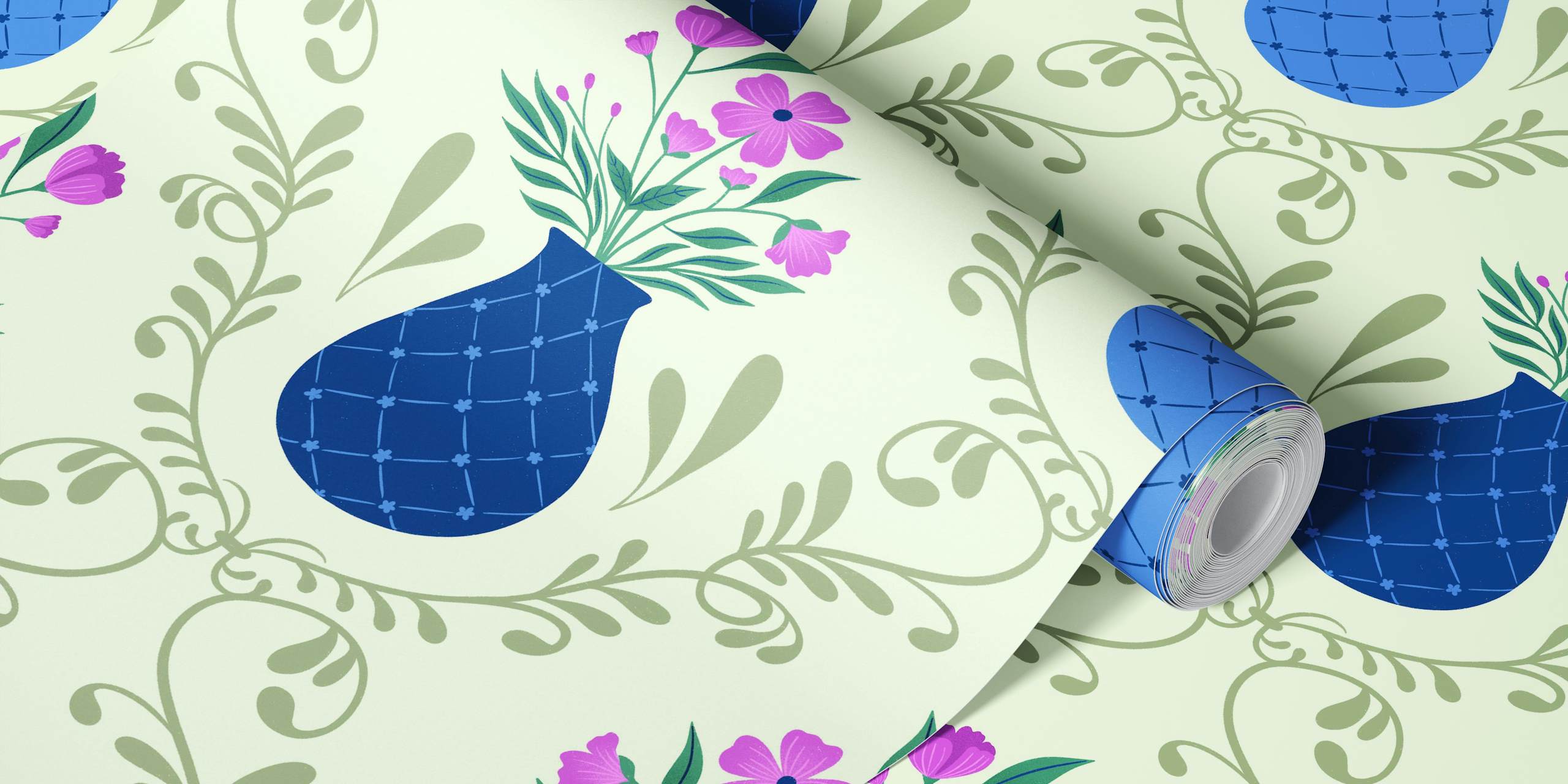 Γαλλικό σχέδιο λουλουδιών χώρας.