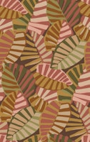 FOLIAGE PATTERN EARTH TONES wallpaper