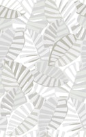 Foliage Pattern in Light Grey Hues papiers peint