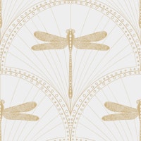 Glam Dragonfly Gold papiers peint