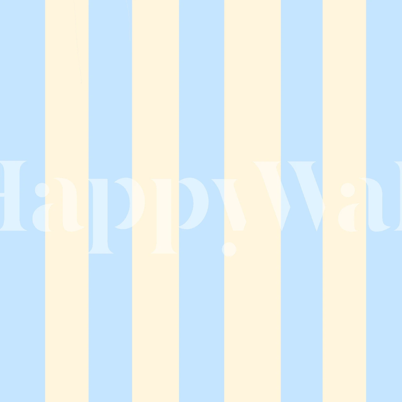 Baby blue stripes tapet i et rom
