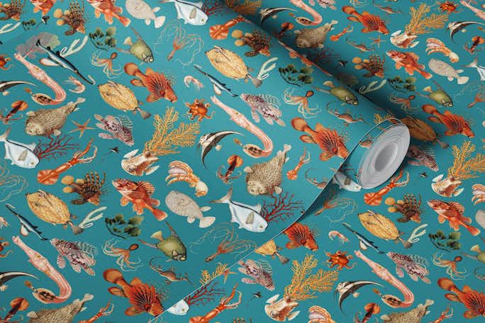 Unveiling the Enigmatic Oceania Pattern: A Deep Dive into Navy Teal Secrets 1wallpaper roll