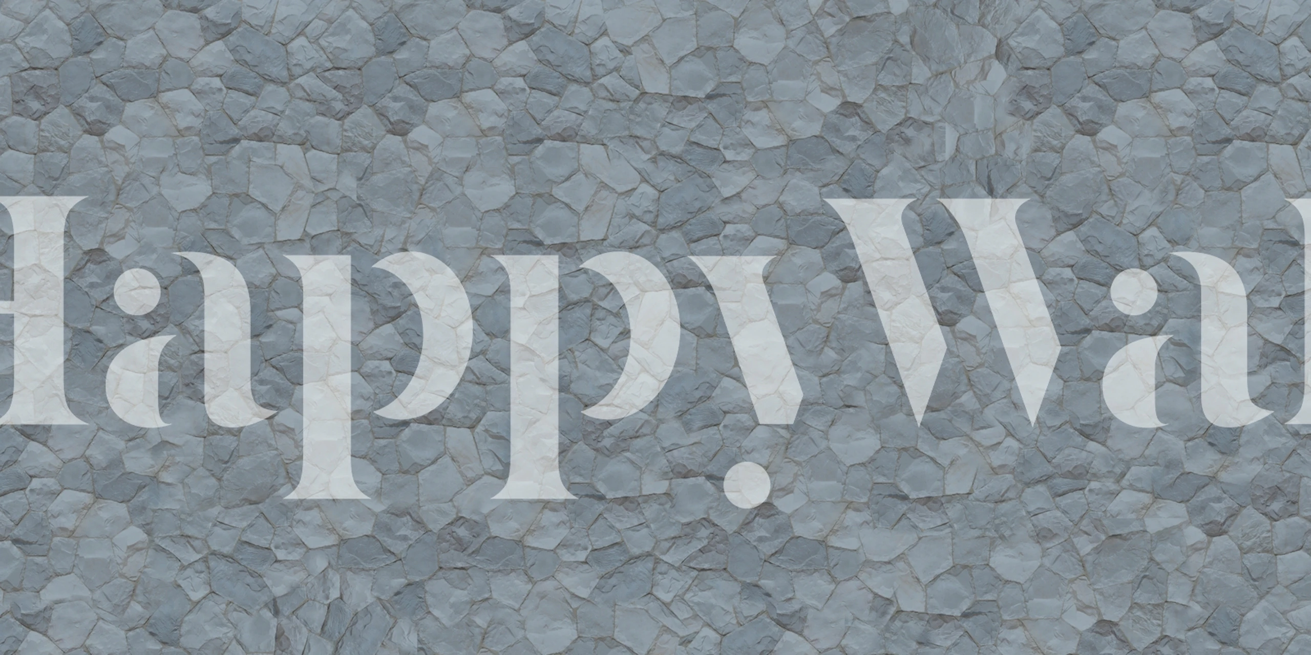 Textured light blue stone wallpaper design