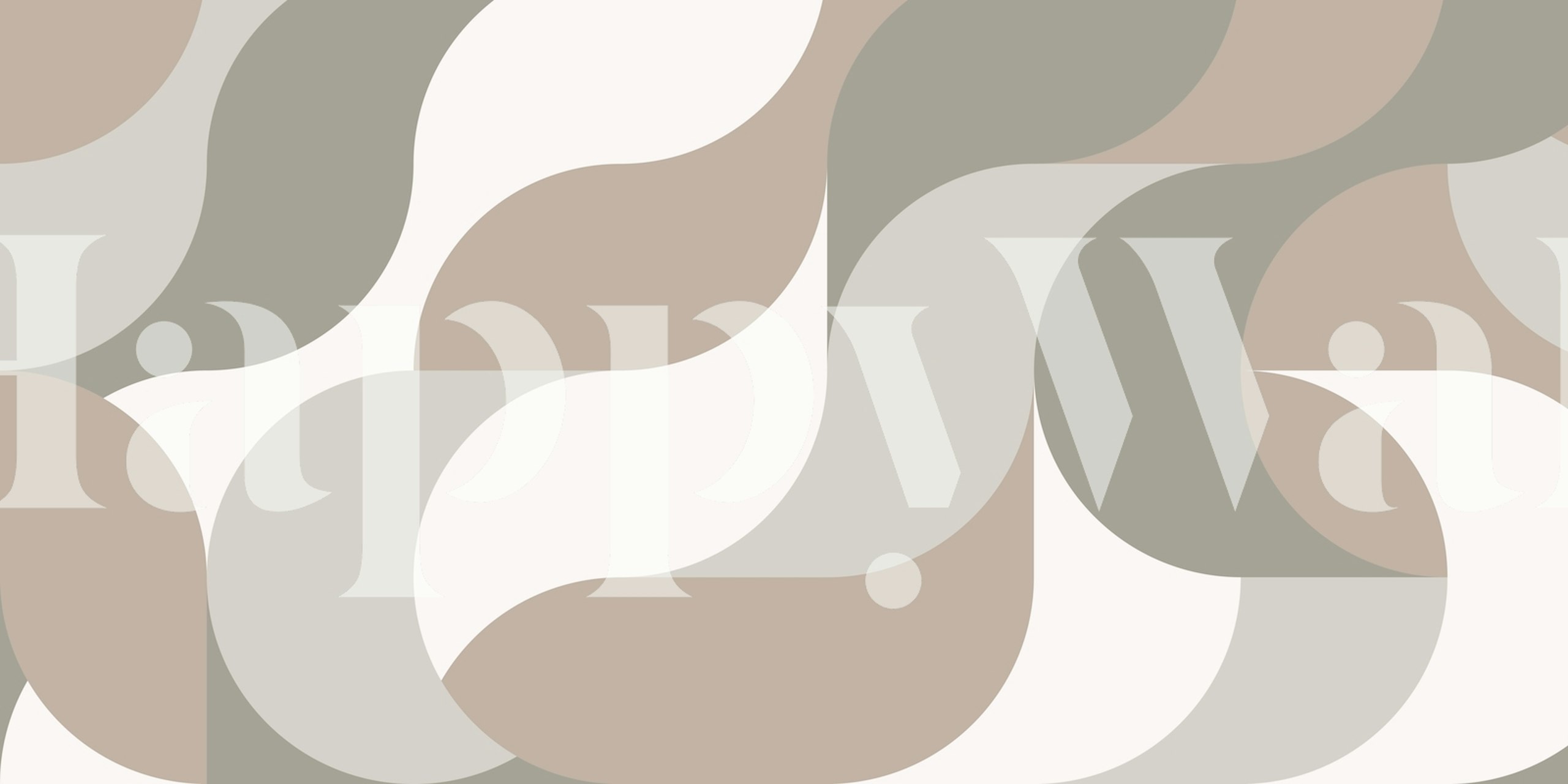 Mid Century Paris wallpaper design in a room