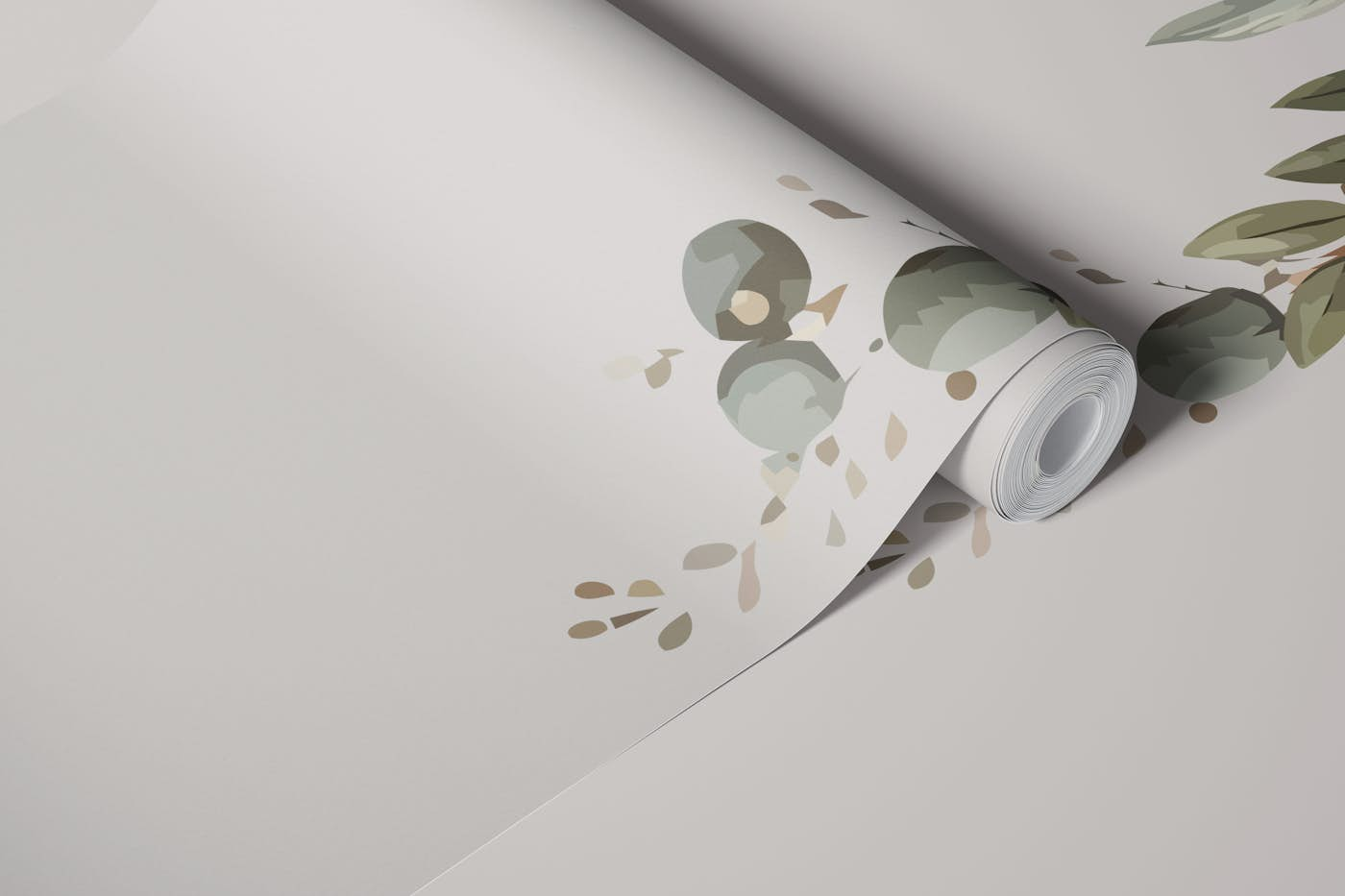 FLORAL ARRANGEMENTS CONCRET wallpaper roll