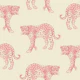 Pink panther on beige