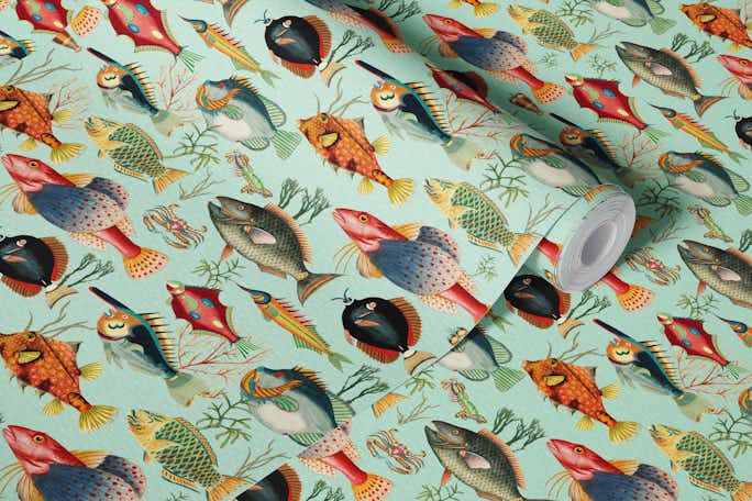 Unveiling the Enigmatic Oceania Pattern: A Deep Dive into Navy Teal Secrets of Louis Renardwallpaper roll