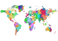 Painting World Map wallpaper
