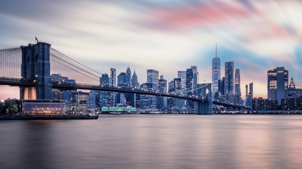 Brooklyn Bridge At Sunset