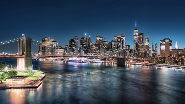 Lower Manhattan By Night