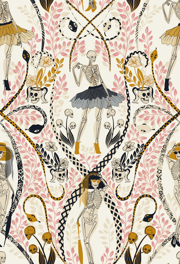 Gothic fashionista antique white