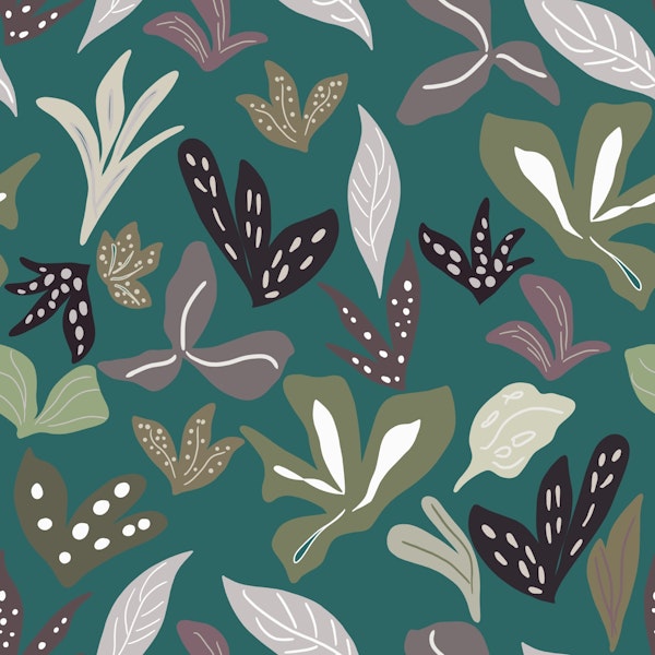 Abstract Leaves Dream Pattern 1a