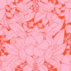 Hibiscus Damask Pattern Red