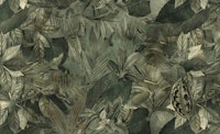 Tropical Jungle Vibe Olive Green wallpaper