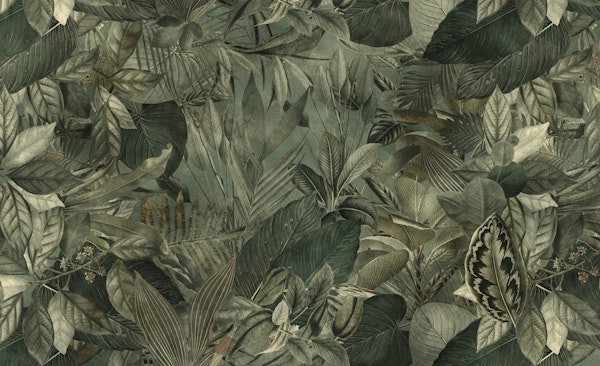 Tropical Jungle Vibe Olive Green