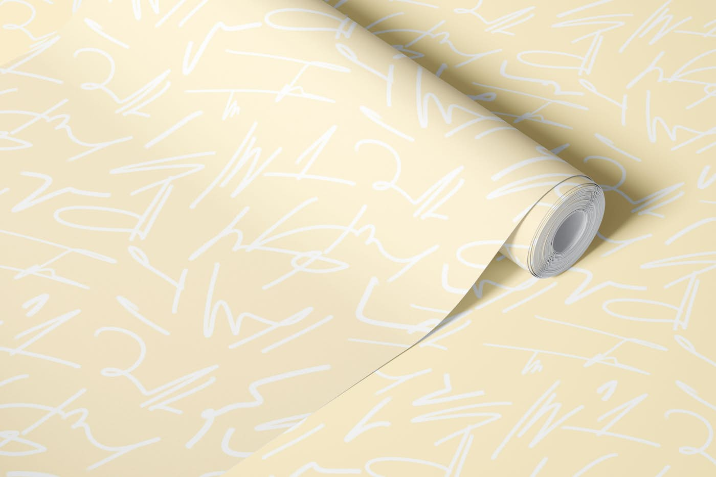 Elegantra Yellow wallpaper roll