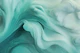 Ethereal Fluid Dreams Pastel Mint Turquoise