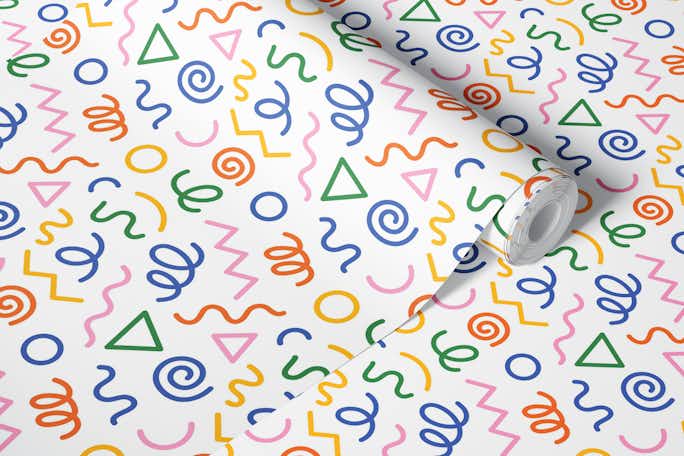 Colorful doodles IIwallpaper roll