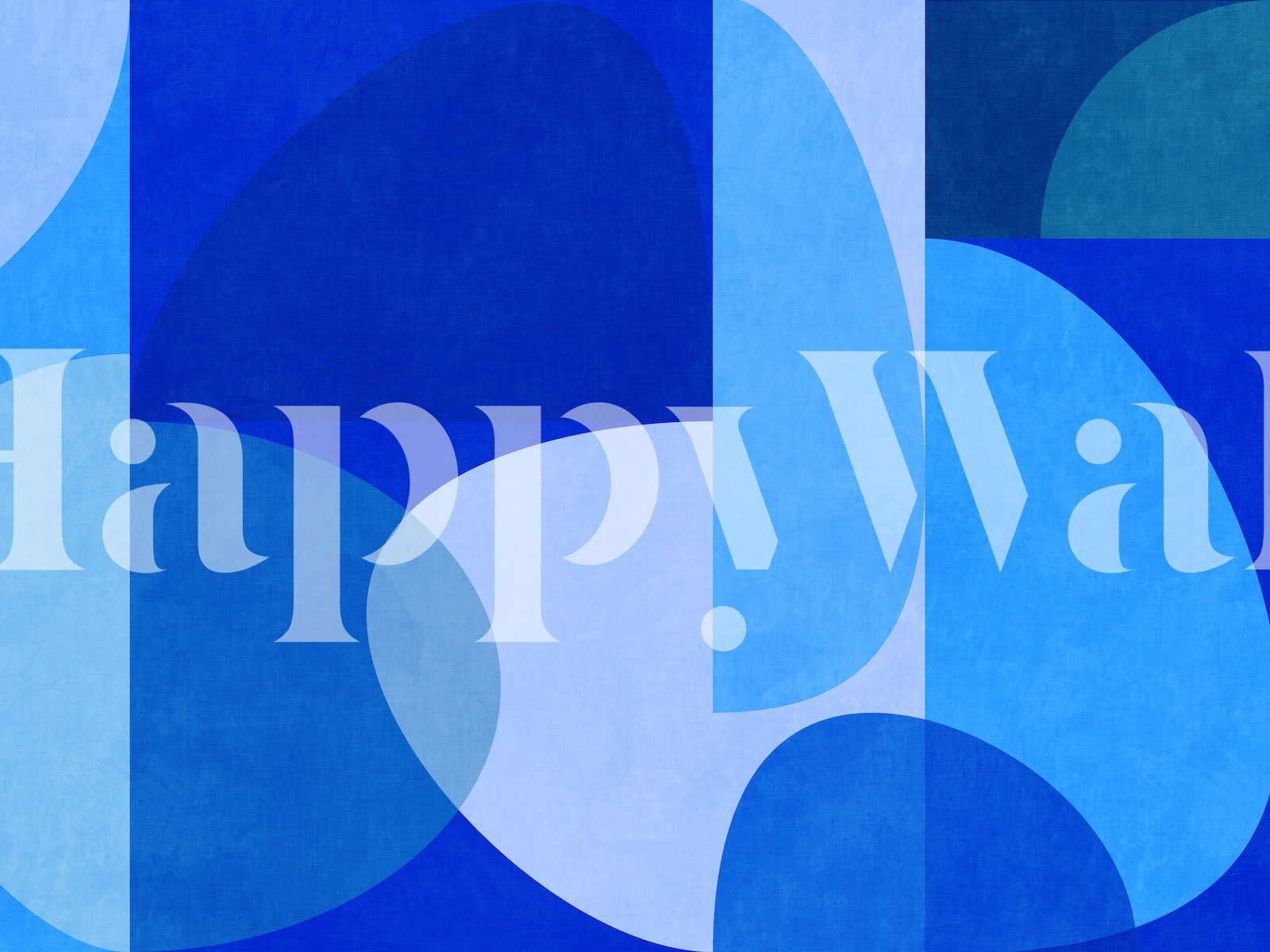 mid century modern blue wallpaper Free shipping Happywall