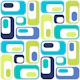 Retro Mod Ovals 03