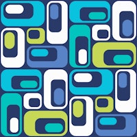 Retro Mod Ovals 03 A tapete