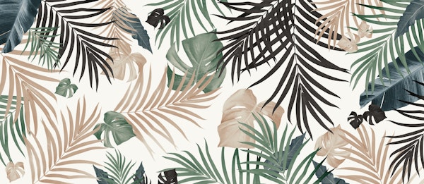 Tropical Jungle Leaves 13 w 5