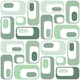 Retro Mod Ovals Mint Shades