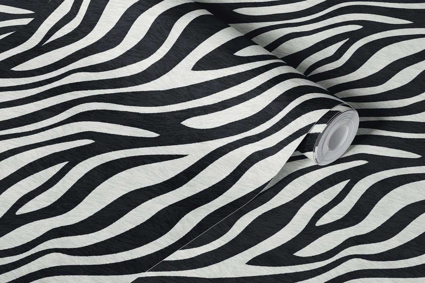 Classic Zebra Pattern wallpaper roll