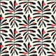 2867 A - abstract leaves pattern