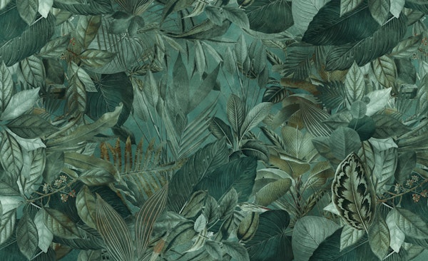 Tropical Jungle Vibe Emerald Green